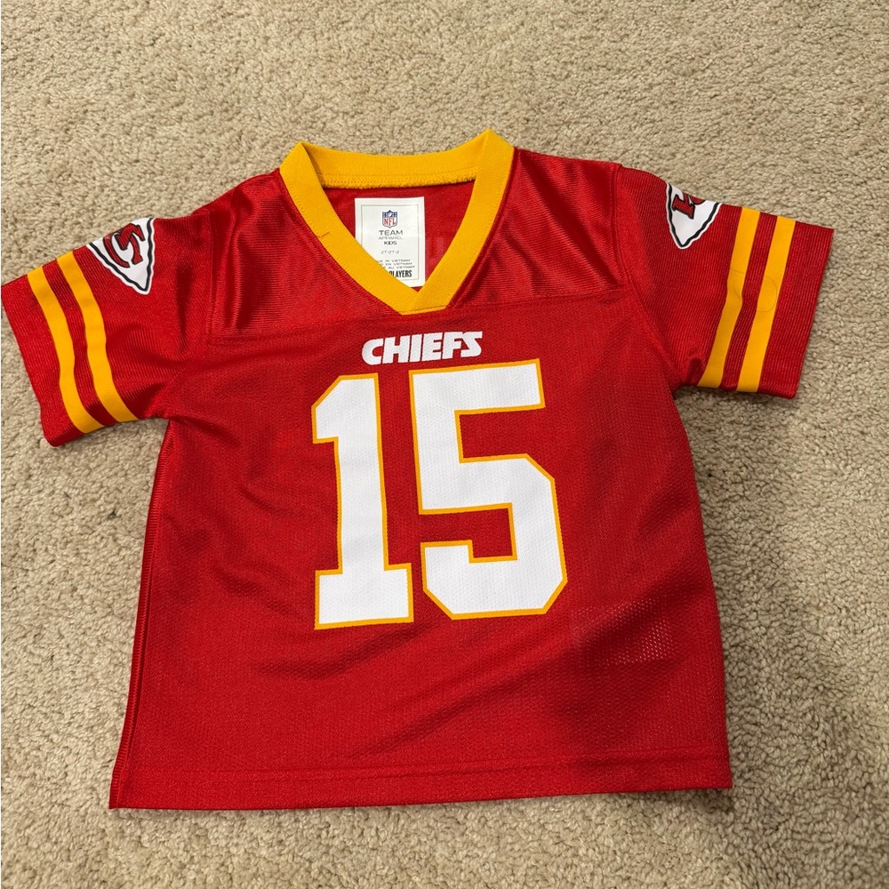 NFL Chiefs Team Jersey Number 15 - Red with Gold Trim